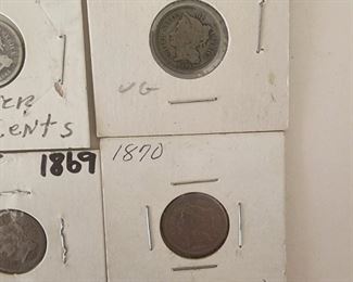 3 Cent Nickels 