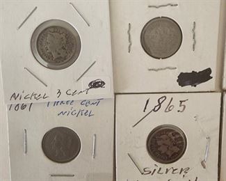 3 Cent Nickels 