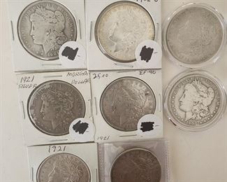 Silver Morgan Dollars 