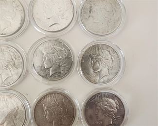 Silver Peace Dollars 