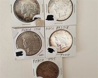 Silver Peace Dollars 