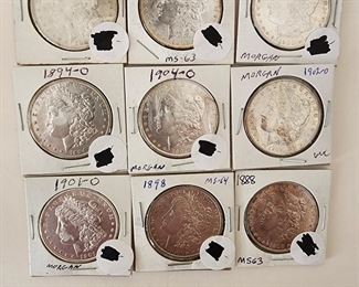 Silver Morgan Dollars 
