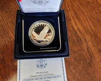 2008 Proof Silver Dollar 