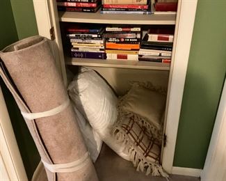 Rugs, books