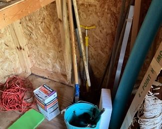 Storage building in back yard