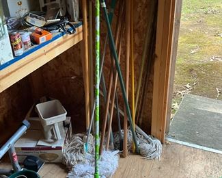 Storage building in back yard