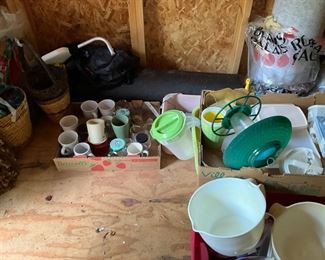 Storage building in back yard