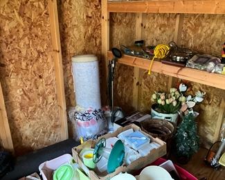 Storage building in back yard