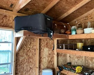 Storage building in back yard