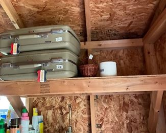 Storage building in back yard