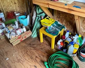 Storage building in back yard