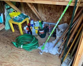 Storage building in back yard