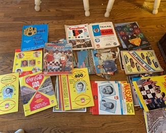 1970s/80 Nascar race programs