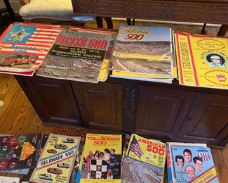 1970s/80s Nascar race programs, Taladega, Daytona, Bristol, etc