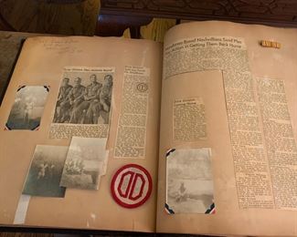WW2 scrapbook against Japan
