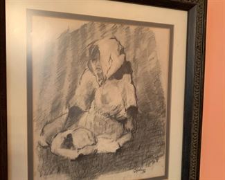 Original pencil artwork