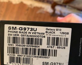 Galaxy S10 phone new in box