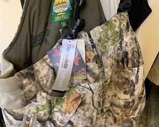 Cabela's new with tags camo bib overalls