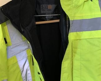 Reflective emergency response type coat