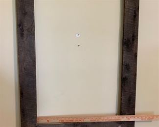 Barn wood frame