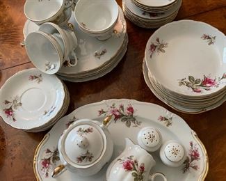 Moss Rose Ucago china set