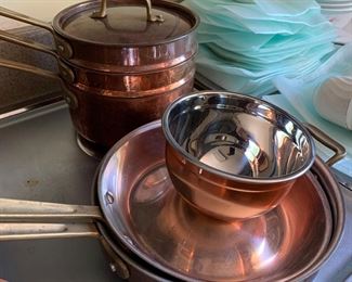 Copper pans