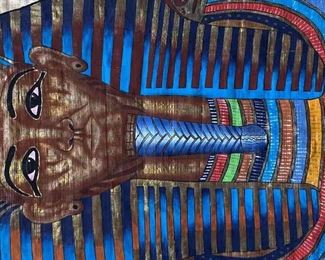 9 Ancient Egypt Papyrus Handpainted