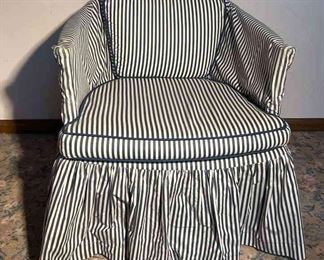 1970s Vintage Cane Back Chair Custom Reupholstered