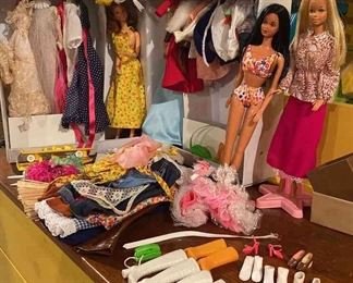 Barbie Dolls And Fashion Doll Trunk