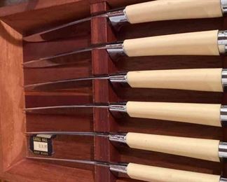 Carvel Hall Knives, Vintage Recipes, Roasters And More