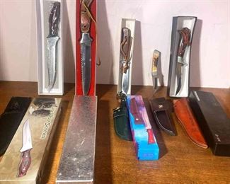 Collectible Knives Comanche, Winchester, Bear MGC, And Others