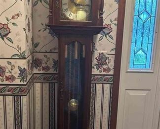 Handcrafted By Robert Mondello, 1976 Emperor Grandfather Clock From Western Germany