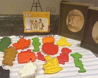 Holly Hobbie Cookie Cutter Set By Pillsbury With Instruction Booklet, 2, 9x7 1 2 Deep Framed Pictures