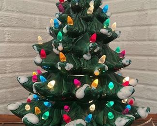 LARGE Ceramic Lit Tree