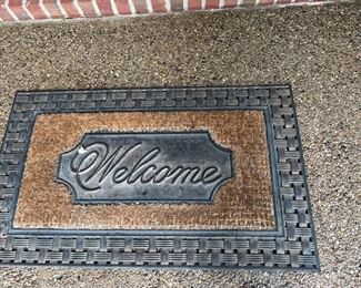 . . . "Welcome" mat