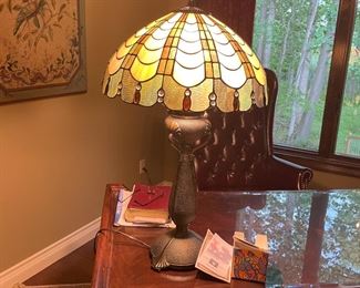 . . . Tiffany-style lamp