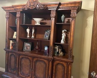 . . . beautiful wall unit to display your treasures