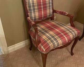 . . . nice plaid accent chair