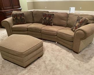 . . . great couch with inviting ottoman