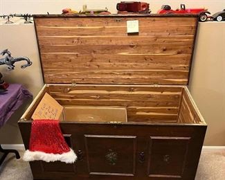 Custom built large cedar chest. 