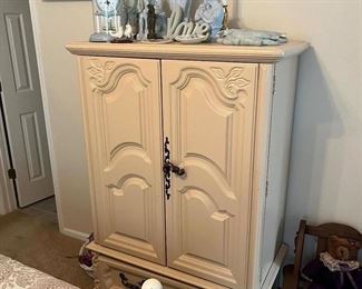 High boy, everything on the high boy. 