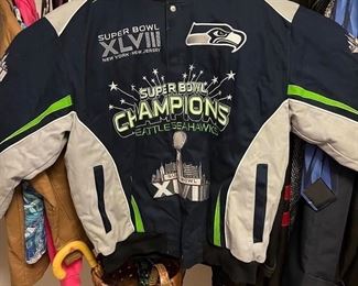 Seattle Seahawks Super Bowl Championship jacket XL