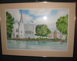 Watercolor by George Crown