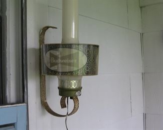 Budweiser sconce