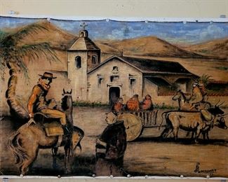 Original 1935 oil painting by James Leland Lockhart, I believe