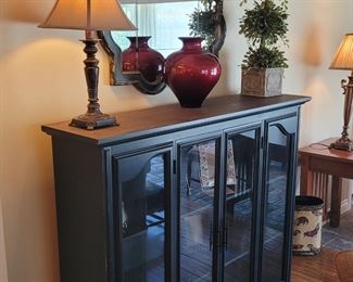 Ebony bookcase