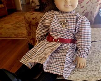 Samantha American Girl Doll..1986 Meet dress, white body. Looks to be in Near Mint condition