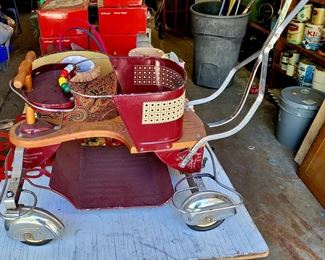 Vintage baby stroller