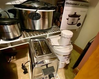 Toaster, Juicer Jack LaLanne, crock pots