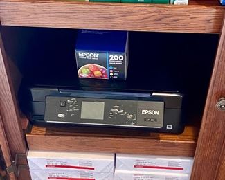 Office supplies and EPSON printer